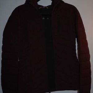 Nautica Women's Puffer Jacket - Dark Red